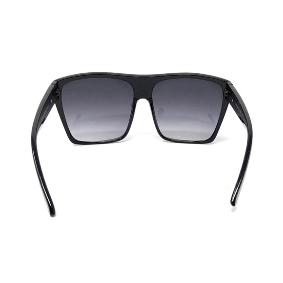 🆕 Oversized Retro Square Flat Brow Sunglasses - Picture 4 of 5